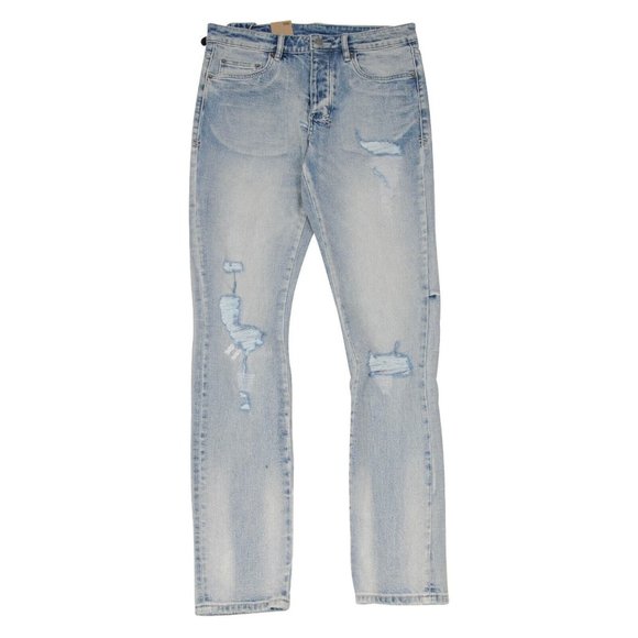 Ksubi Jeans Ksubi Mens Distressed Jeans 3x32 Chitch Fit Punk Light